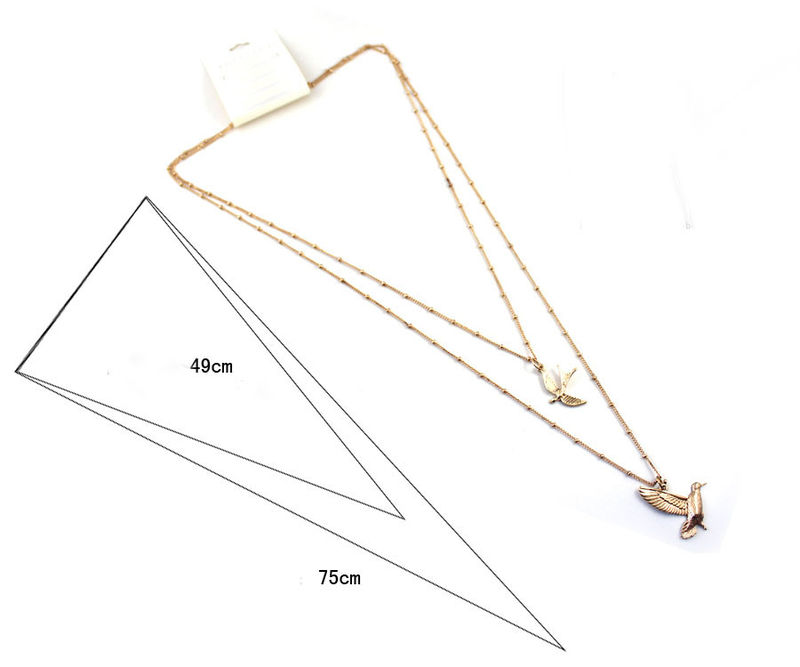 DOUBLE BIRDS NECKLACE - product image  