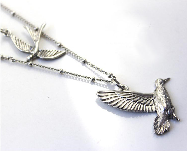 DOUBLE BIRDS NECKLACE - product image  