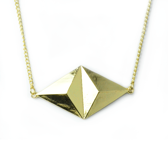 DIAMOND SHAPED NECKLACE - product image  