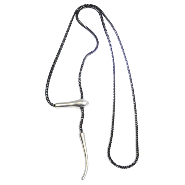 DARK CHAIN BONE-LIKE ADJUSTABLE NECKLACE - product image  