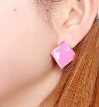 CURVE SQUARE EARRINGS - product image  