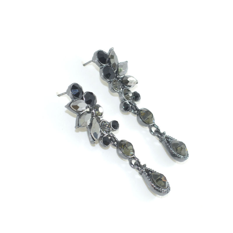 CRYSTALS DANGLING EARRINGS - product image  