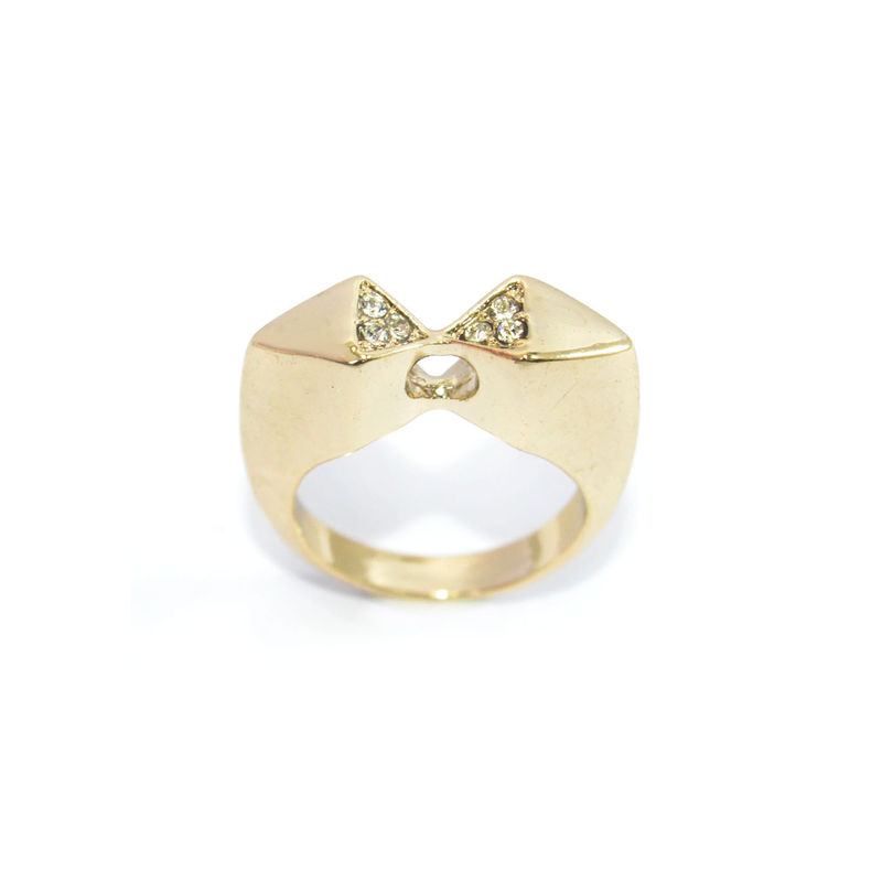 CRYSTALS BOW RING - product image  