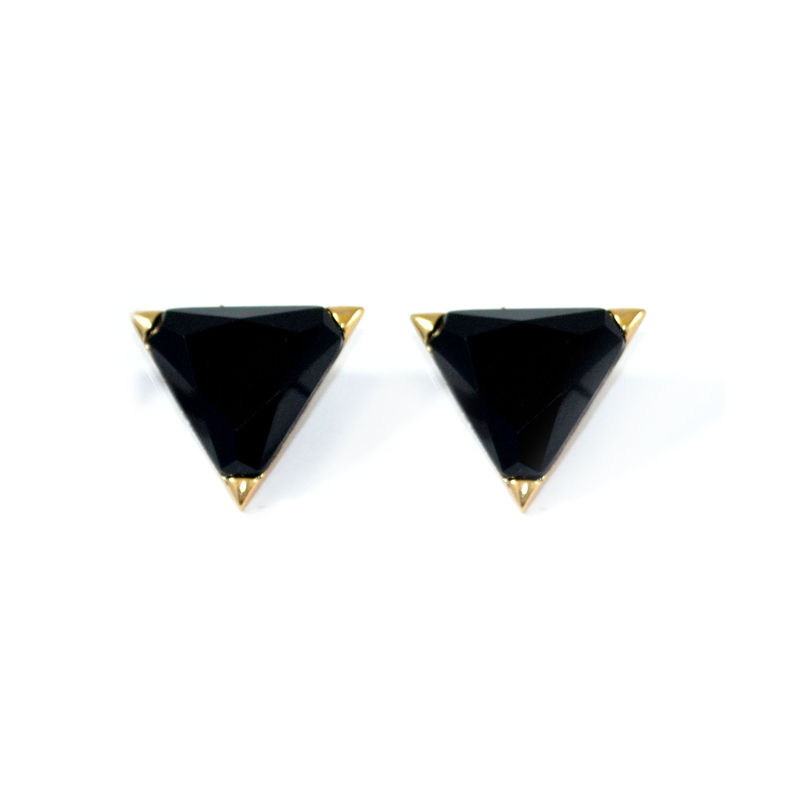 CRYSTAL TRIANGLE EARRINGS - product image  