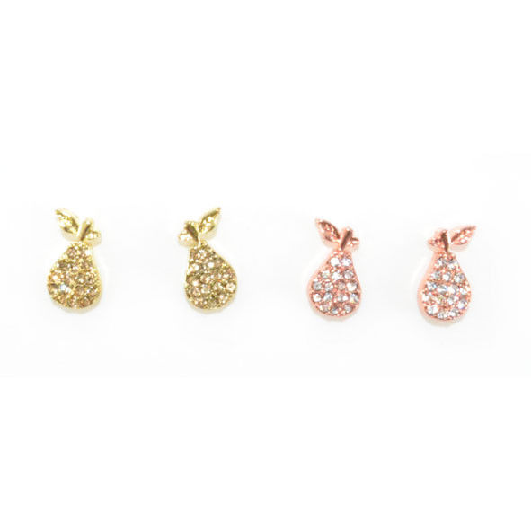 CRYSTAL PEAR EARRINGS - product image  