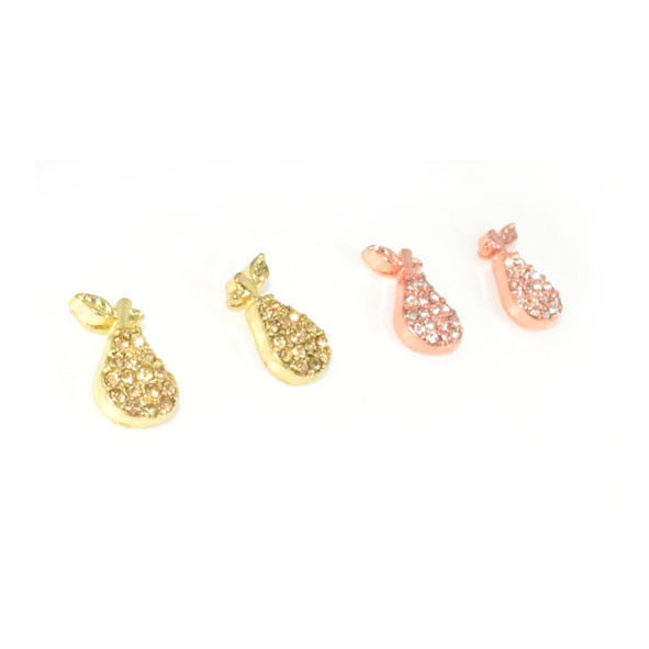 CRYSTAL PEAR EARRINGS - product image  