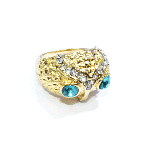 CRYSTAL OWL RING - product image  