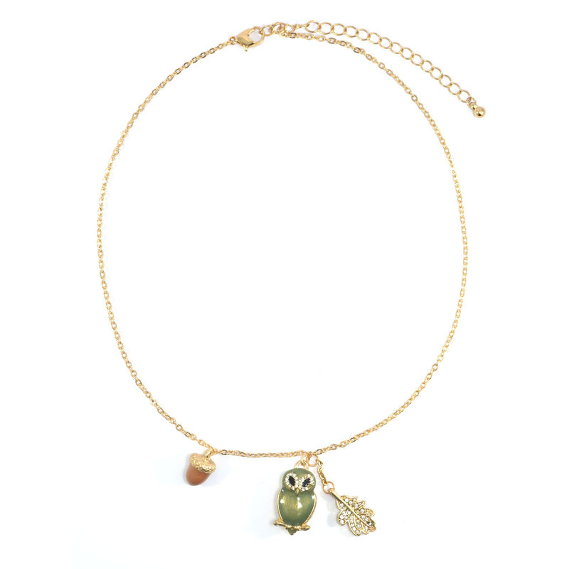 CRYSTAL OWL NECKLACE - product image  