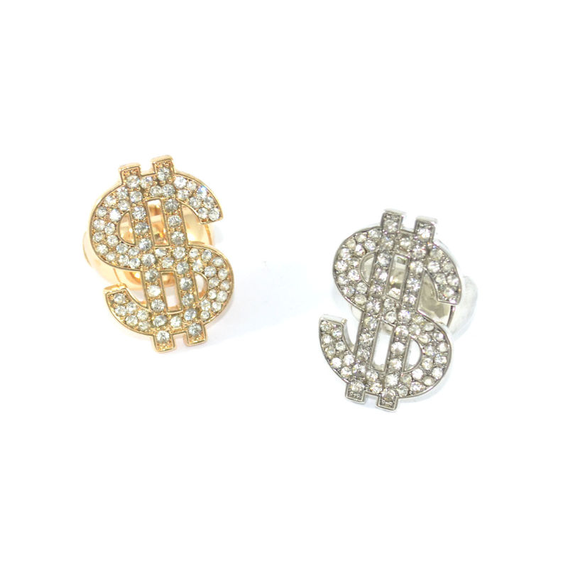 CRYSTAL DOLLAR SIGN RING - product image  