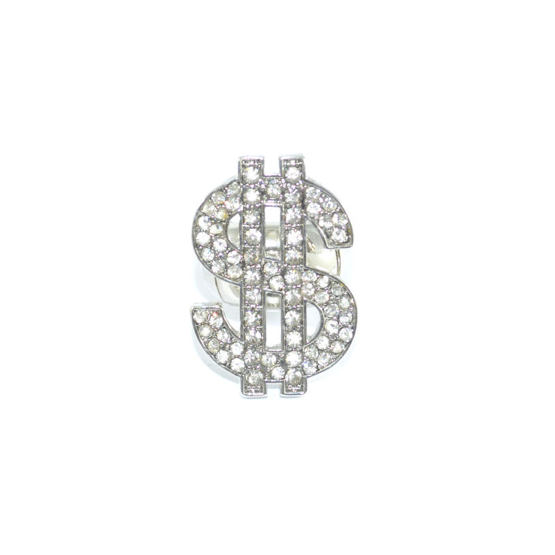 CRYSTAL DOLLAR SIGN RING - product image  