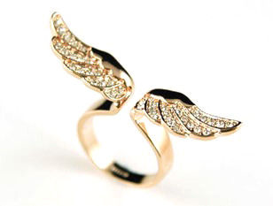 CRYSTAL DECOR WING SPAN RING - product image  