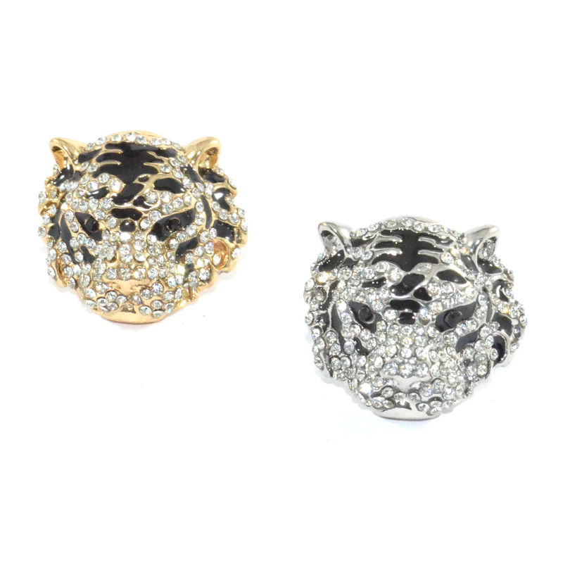 CRYSTAL DECOR TIGER RING - product image  