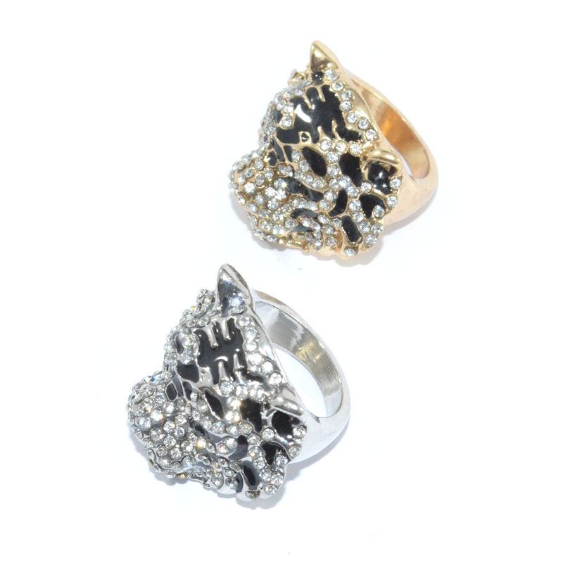 CRYSTAL DECOR TIGER RING - product image  