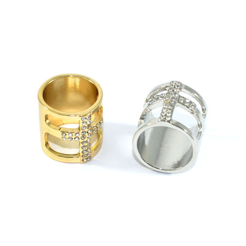 CRYSTAL CROSS RING - product image  