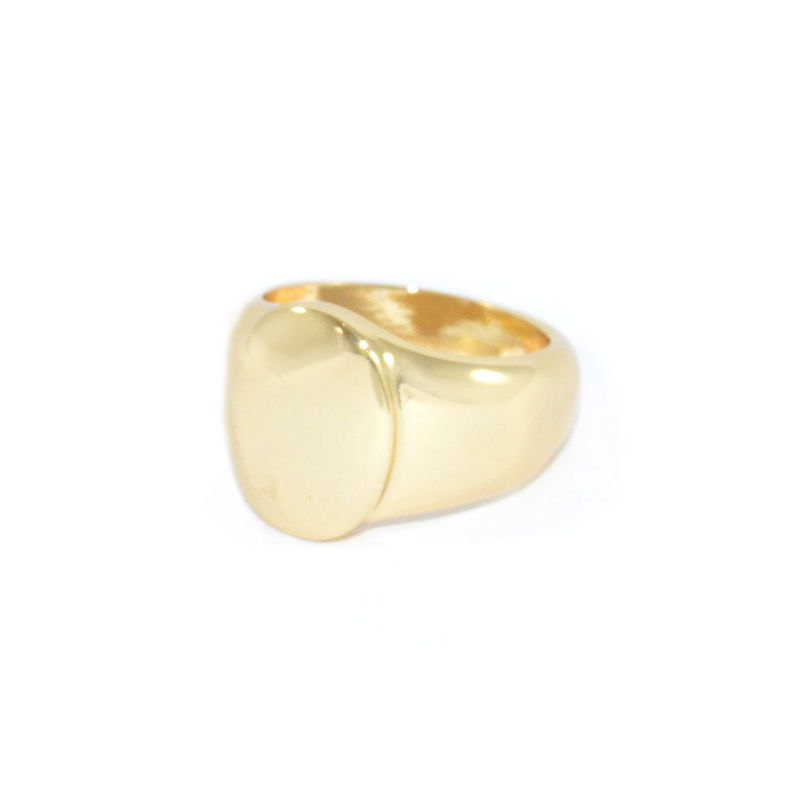 SHINY OVAL RING - product image  