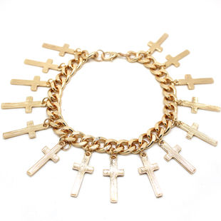 SHINY MULTI CROSS BRACELET - product image  