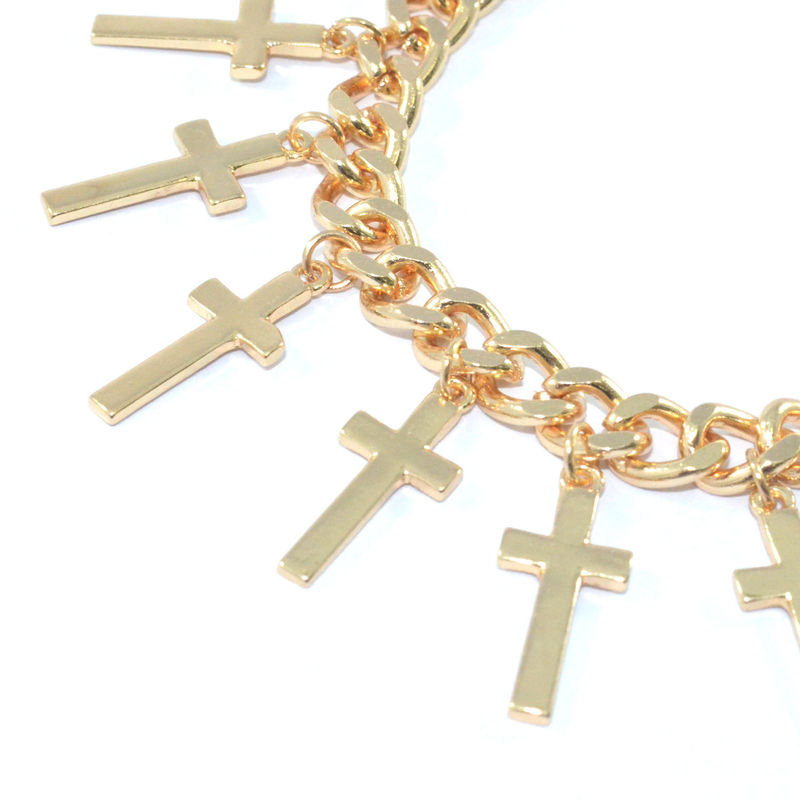 SHINY MULTI CROSS BRACELET - product image  