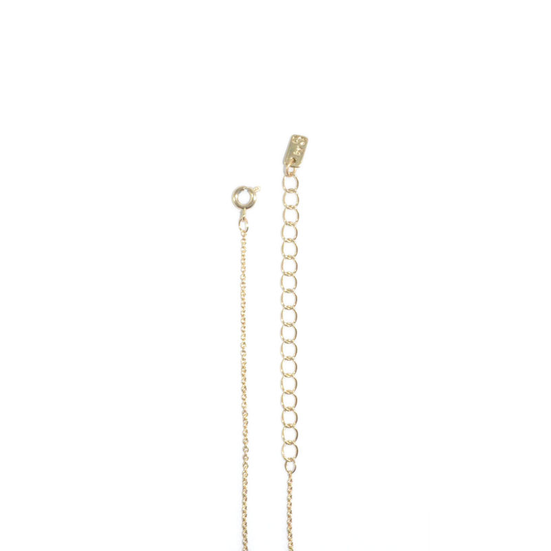 SEMI HOLLOW CIRCLE PENDANT NECKLACE - product image  