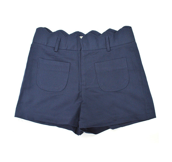 SCALLOP HEM SHORTS - product image  