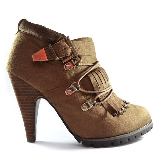 RUFFLE HEELED BOOTS - product image  