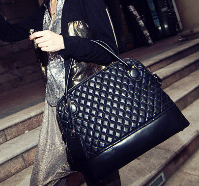 QUILTED SATCHEL BAG - product image  