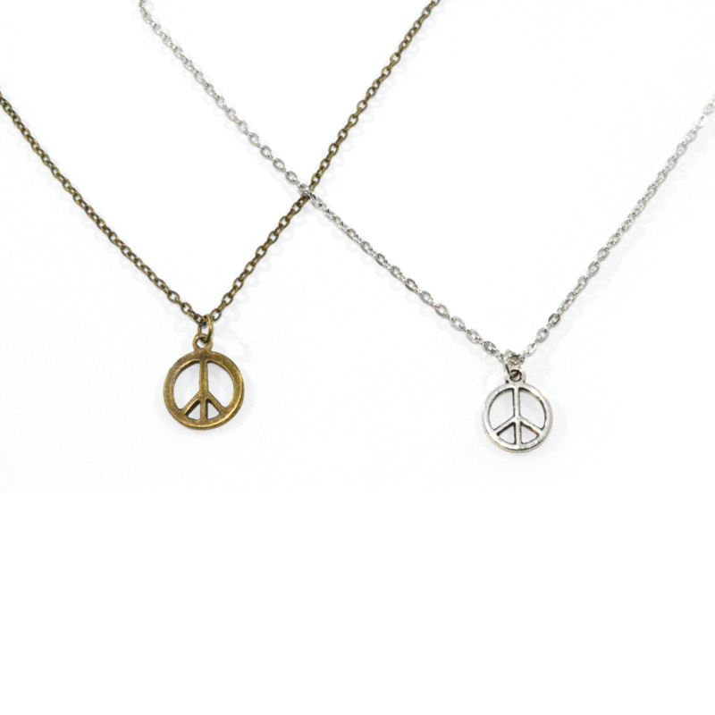 PEACE SIGN NECKLACE - product image  