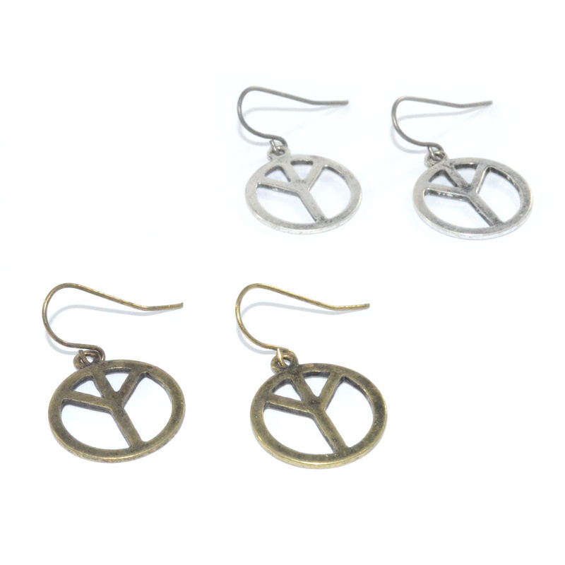 PEACE SIGN EARRINGS - product image  