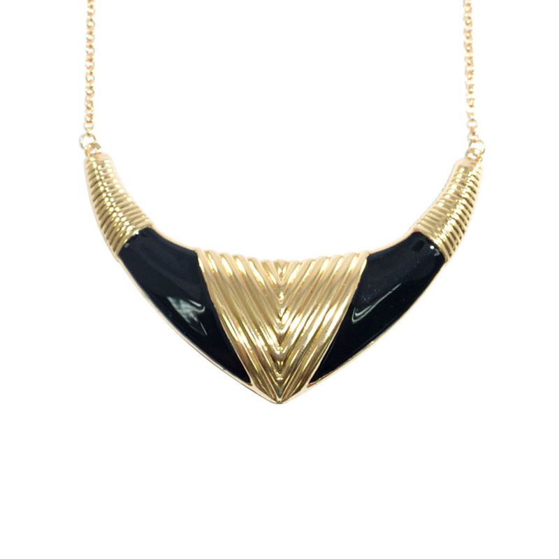PATTERN TUSK COLLAR NECKLACE - product image  