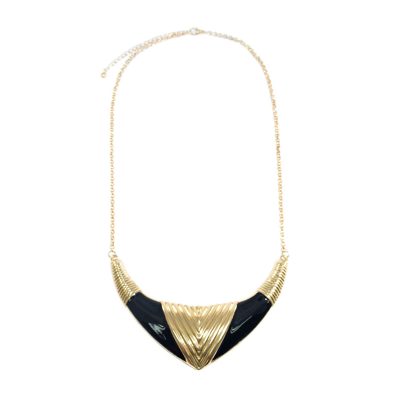 PATTERN TUSK COLLAR NECKLACE - product image  