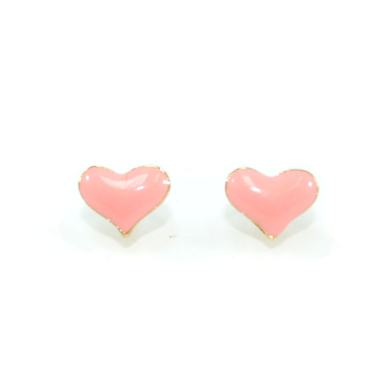 PASTEL HEART STUD EARRINGS - product image  