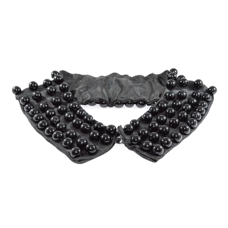 PARALLEL BLACK BEADS COLLAR - product image  