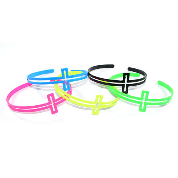 NEON CROSS BANGLE - product image  