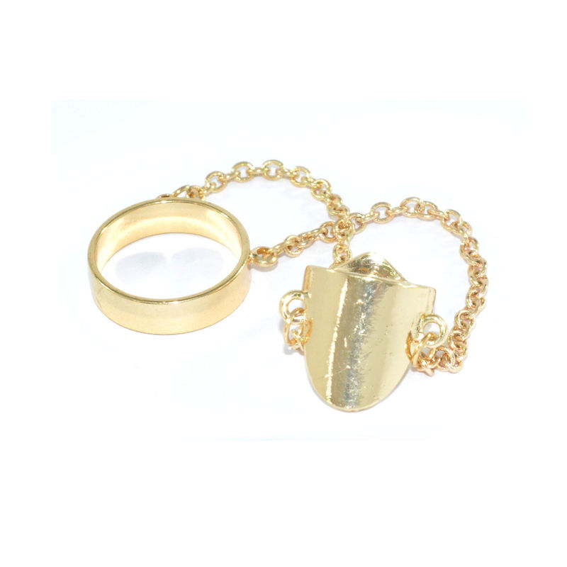 NAIL AND FINGER CHAINED RING - product image  