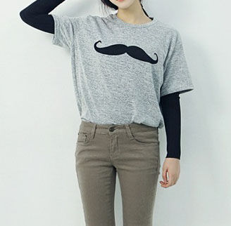 MUSTACHE TEE - product image  