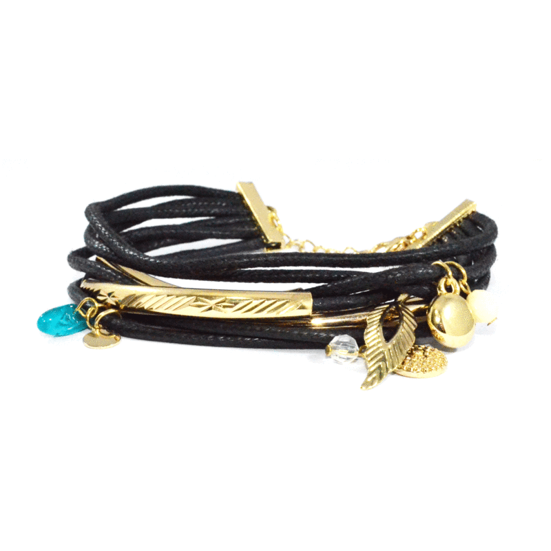 MULTI STRAPS WITH CHARMS BRACELET - product image  