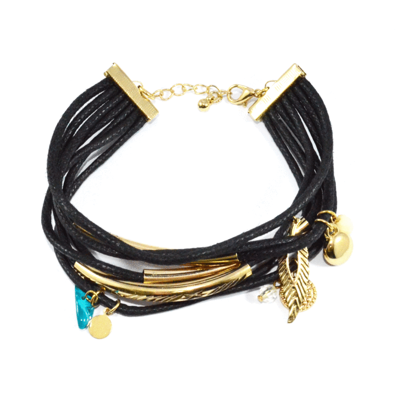 MULTI STRAPS WITH CHARMS BRACELET - product image  