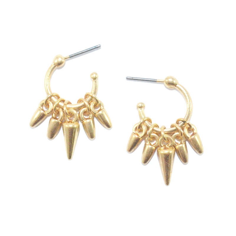 MULTI SPIKE DROP EARRINGS - product image  