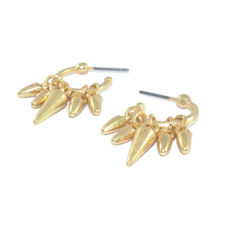 MULTI SPIKE DROP EARRINGS - product image  
