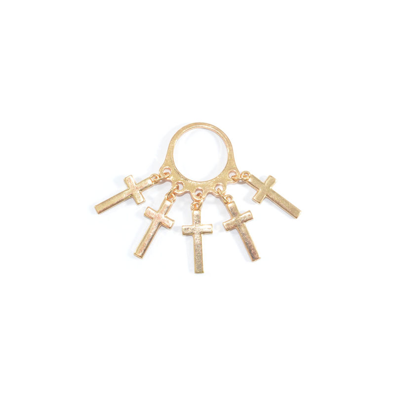 MULTI CROSS DROP RING - product image  