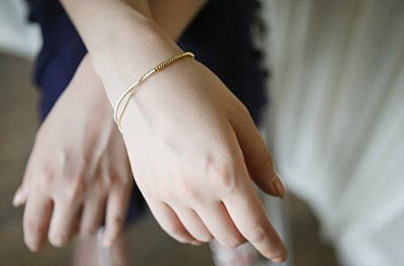 MULTI BEAD CHARMS BRACELET - product image  