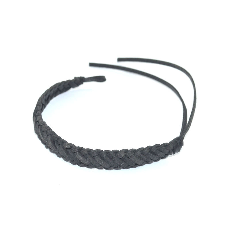 MINIMAL WOVEN FAUX LEATHER BRACELET - product image  