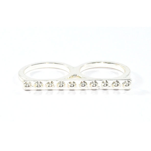 MINIMAL STUD DOUBLE RING - product image  