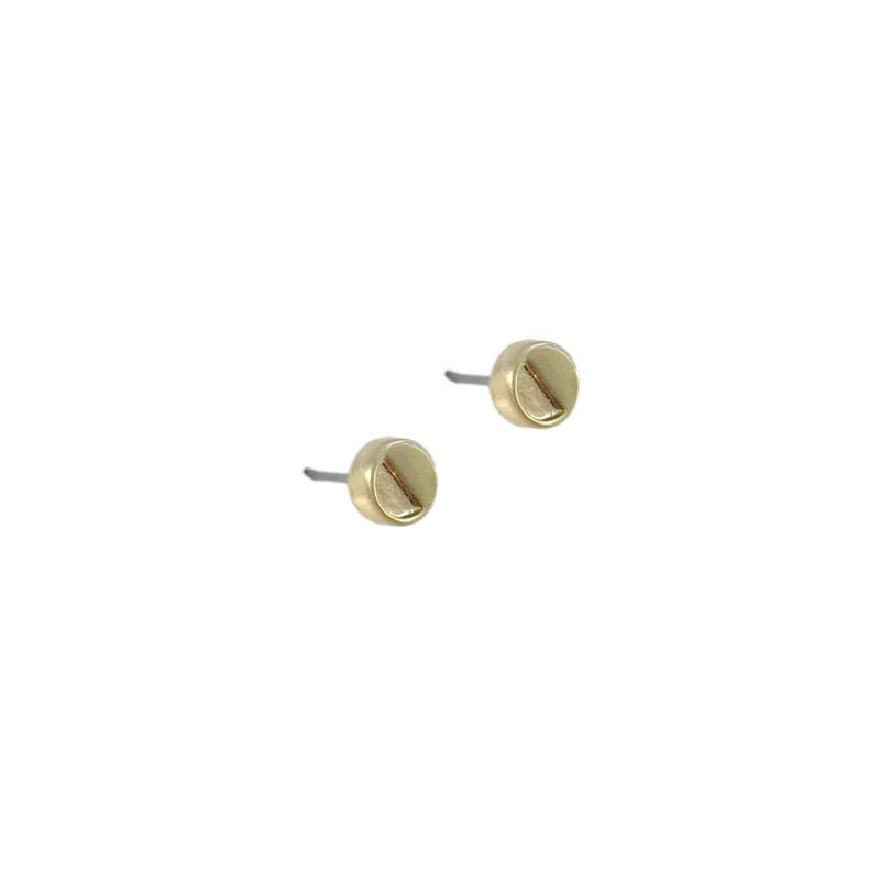 MINIMAL SEMI CIRCLE EARRINGS - product image  