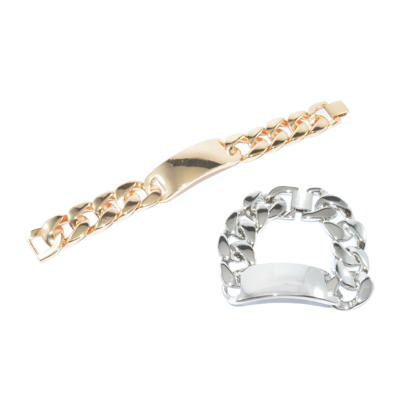 METALLIC CHAIN PENDANT BRACELET - product image  