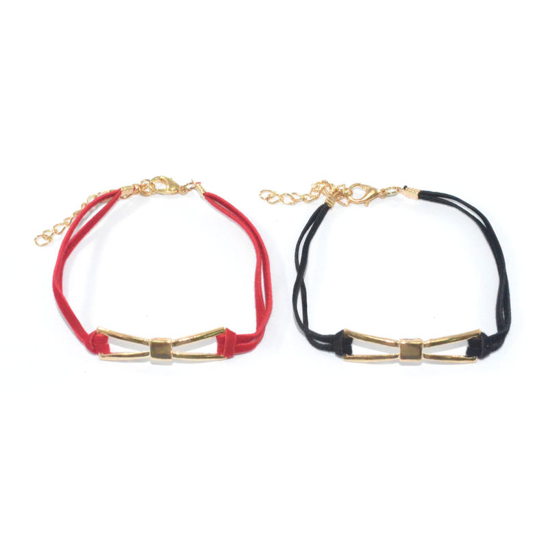 METALLIC BOW BRACELET - product image  