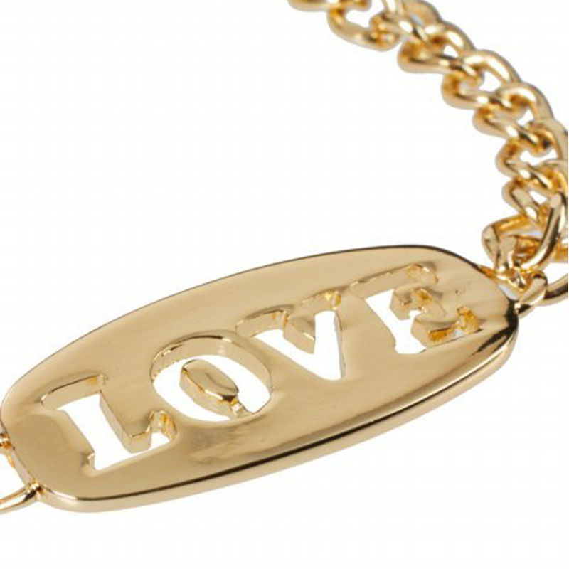 MESSAGE PENDANT CHAIN BRACELET - product image  