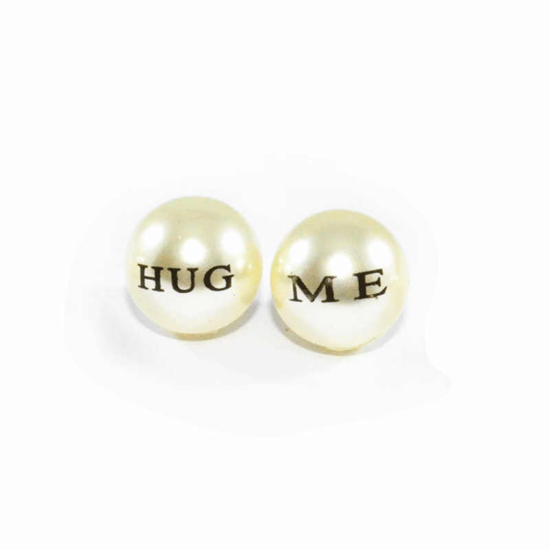 MESSAGE PEARL EARRINGS - product image  