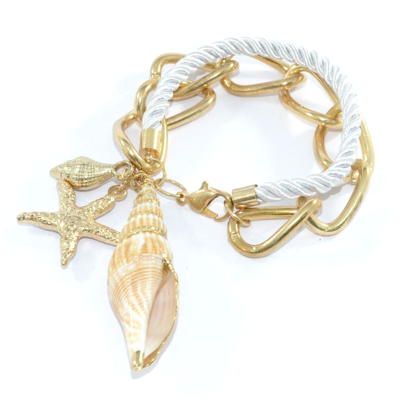 MARINE PENDANTS WITH CHAIN BRACELET - product image  