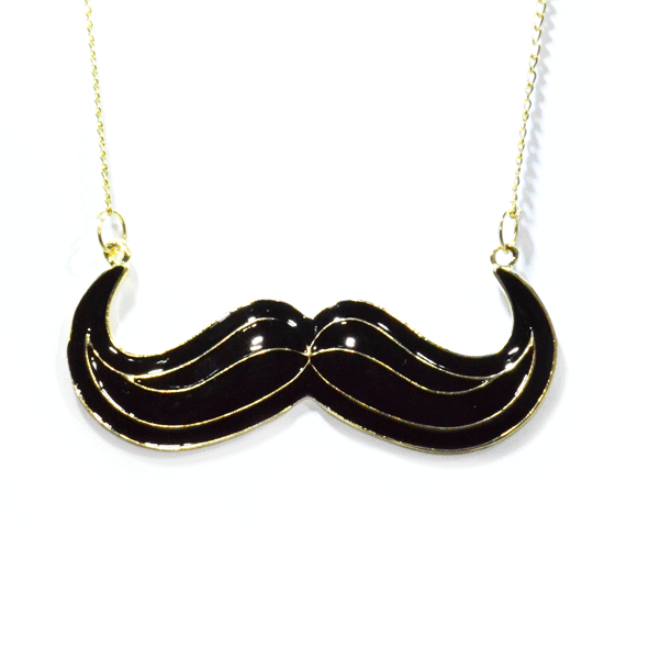 LONG MUSTACHE NECKLACE - product image  