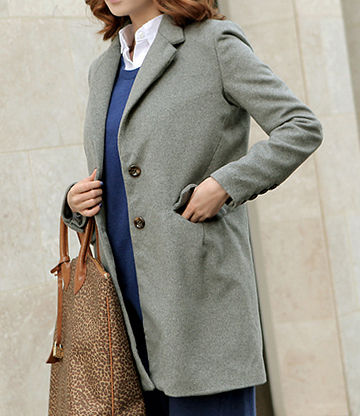 LONG LAPEL COAT - product image  